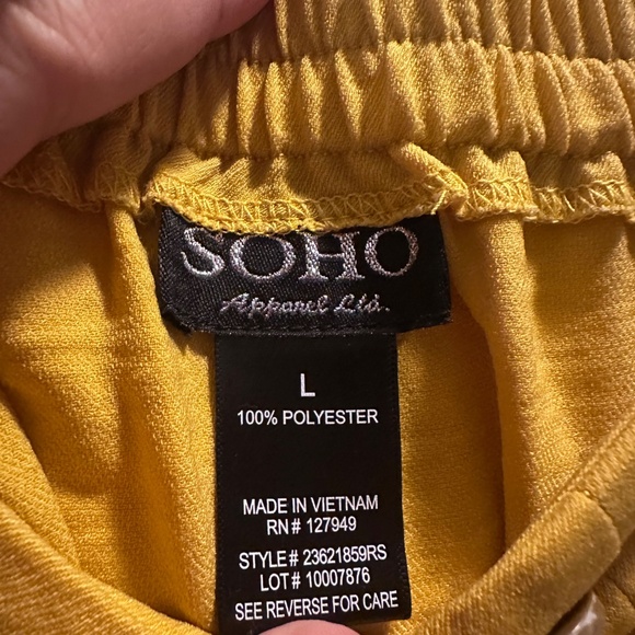 Yellow flowy  skirt - Picture 2 of 3